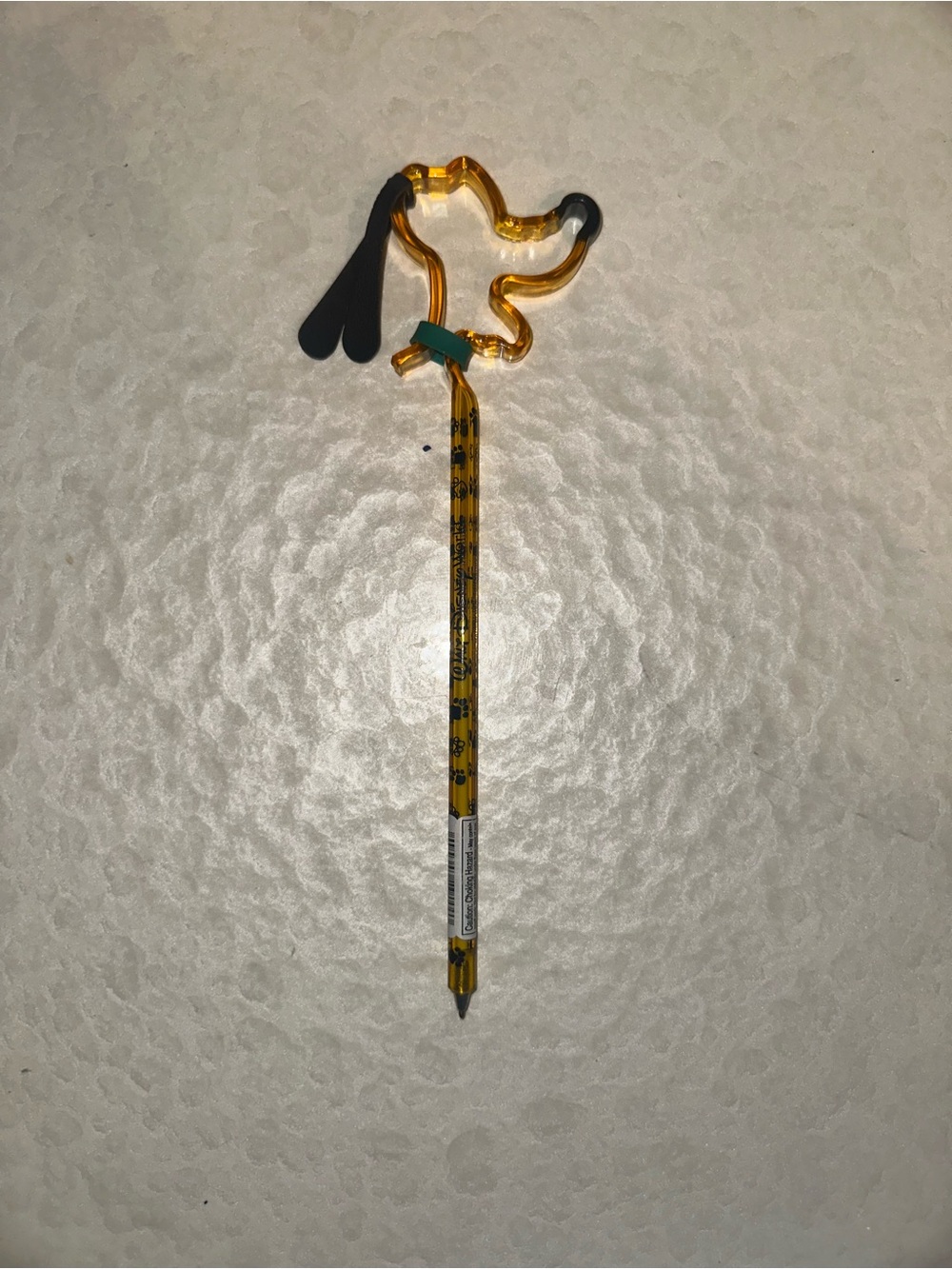 WALT DISNEY WORLD PLUTO SHAPED PEN PLASTIC FIGURAL THEME PARK
